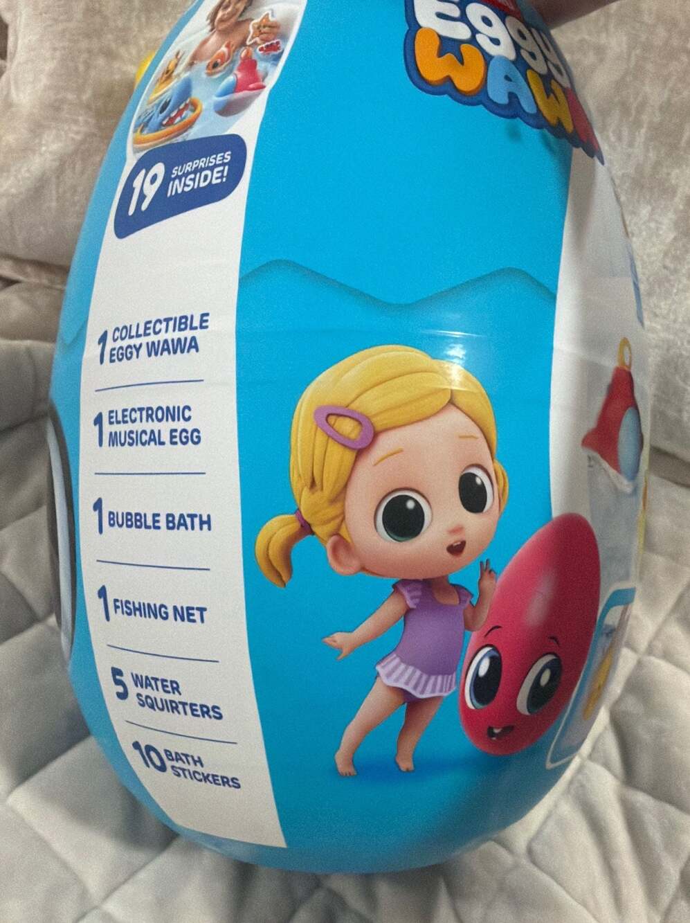 Eggy Wawa Learn in the Bath Surprise Egg by ZURU 19 Surprises - Picture 5 of 5